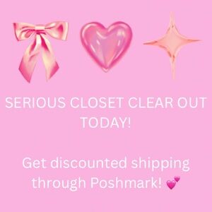 SERIOUS CLOSET CLEAR OUT TODAY!!